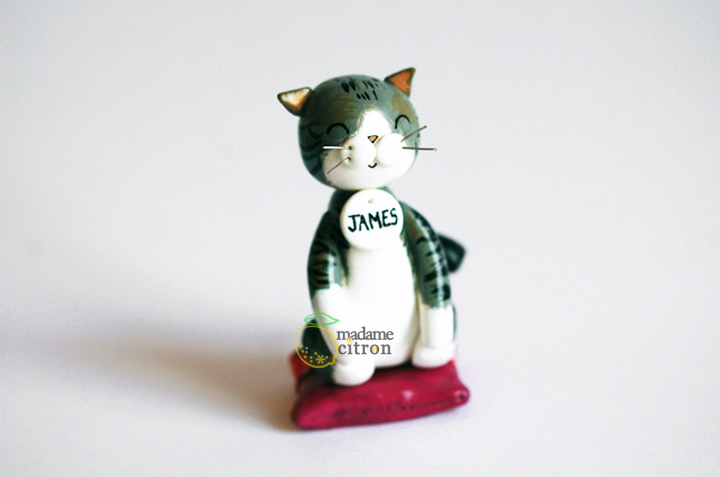 figurines mariage chat